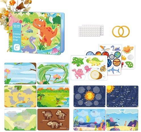 Libro delle attività per bambini – Apprendimento cognitivo orientato all'educazione | Libro con giocattoli sensoriali, per ragazze di età compresa tra 1 e 5 anni, per il di gioco e