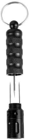 minkissy Outil de Perçage pour Cigares en Métal Portable avec Attache Porte-clés et Design Élégant