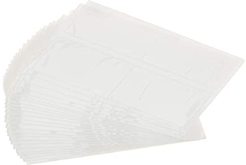 Durable Selbstklebetasche Pocketfix, 90x57 mm (für Visitenkarten), 100 Stück, transparent, 829319