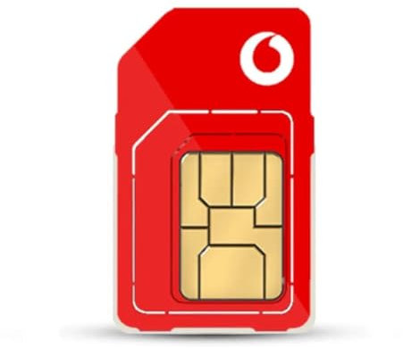 Vodafone SIM Card UK PAYG £10 Bundle -7GB + Unlimited Calls & Texts 30 day bundle