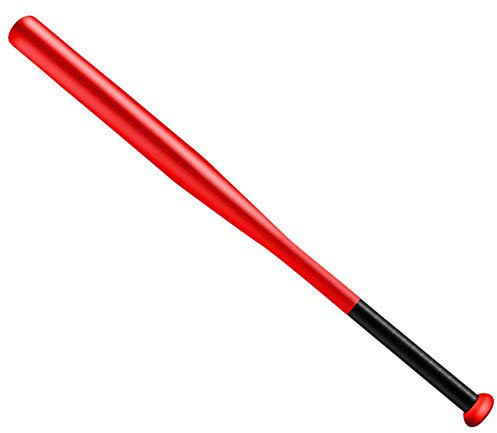 Tuggui Baseballschläger 32 Zoll Stahl mit Tragetasche (Rot)