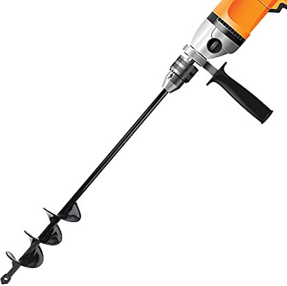 Foret hélicoïdal à tête hélicoïdale pour le jardin, la cour, la terre et les jardinières - Pour creuser des trous