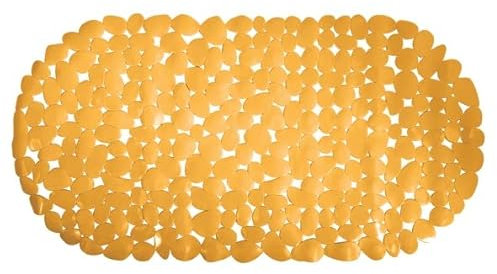 MSV Tapis antidérapant Fond de Baignoire PVC 35x68cm Safran