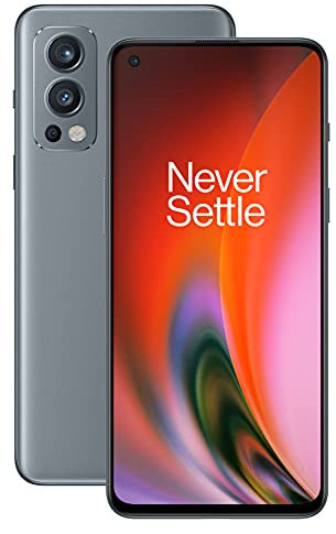 ONEPLUS Nord 2 5G (Reino Unido) – 12 GB RAM 256 GB SIM Libre Smartphone con Triple cámara y 65 W Warp Charge – Gris Sierra (Reacondicionado)
