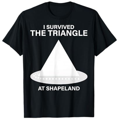 I Survived The Triangle At Shapeland T-Shirt