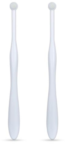 MiOYOOW 2PCS Dog Toothbrush, Pet Toothbrush with Ultra Soft Bristles for Sensitive Pet Teeth & Gums Puppy Kitten Cats Small Breed Dogs