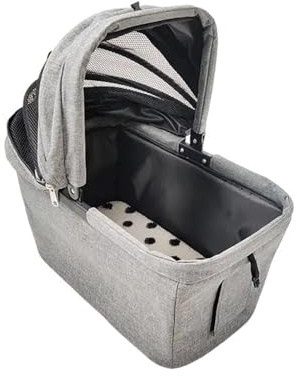 Cesta Perro Bicicleta Cesta Plegable para Transportar Mascotas, Gatos Y Perros En Bicicleta, con Asiento Trasero Extraíble