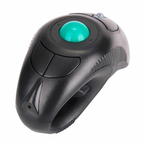 Alipis Souris pour Utilisateurs Gauchers et Droitiers Portable à Boule de sans Fil 2.4ghz USB 1000dpi en Plastique Forme Ergonomique pour Ordinateur Portable