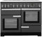 Rangemaster PDL110EISL/C Professional Deluxe Slate with Chrome Trim 110cm Electric Induction Range Cooker