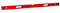 PRO900 Heavy Duty Wasserwaage 120cm mit Ergonomischen Profil - ERS+ (Easy Reading System) Präzise Wasserwaage mit Anti Shock Absorber Endkappen - Farbe Rot