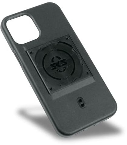 SKS GERMANY COMPIT Cover für iPhone 13 Pro Max Handyhülle mit Befestigungsvorrichtung für COMPIT System (angenehme Haptik, stoßabsorbierend, mit Halterung, aus abriebfestem Kunststoff)