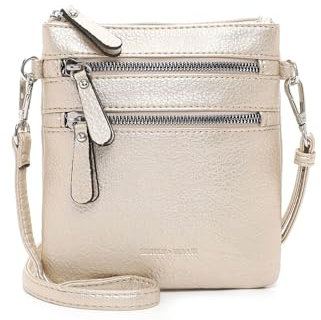 Emily & Noah Umhängetasche E&N Emma 60392 Damen Handtaschen Uni lightgold 243