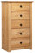 Coavain Sideboard Wohnzimmer 46x40x89 cm Massives Kiefernholz Kommode Schlafzimmer Reichlich Stauraum Beistellschrank Büro Platzierung von Büchern und Zeitschriften Leicht zu Reinigen Natur