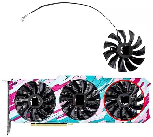 Parte de refrigeración de la computadora Ventilador for tarjeta de video RTX 3090 3080 3070 3060Ti X Gaming OC Ventilador for gráficos de enfriamiento RTX3090 RTX3080 RTX3070 RTX3060Ti(Fan - 1PC)