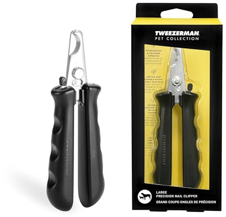 Tweezerman Large Nail Clippers for Pets - Manual Professional Nail Trimmer