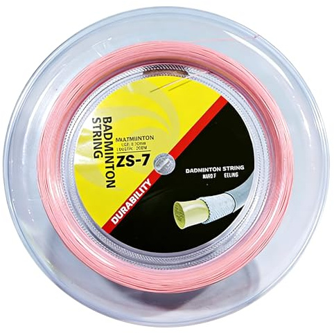Msioytog Corda da Badminton per Allenamento in Nylon da Allenamento con Filo Elastico per Racchetta 200 m Corda da Badminton per Allenatori, Club e Giocatori frequenti in Nylon da Allenamento
