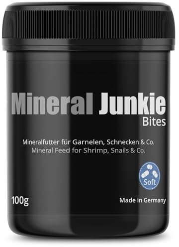 GlasGarten Mineral Junkie Bites (Sticks) for Shrimps, Crayfish, Crabs, Snails (100g)