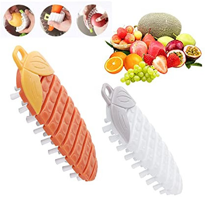DHliIQQ Brosse de nettoyage pour fruits et légumes, brosse à récurer pour fruits, légumes, carottes, pommes de terre, radis, maïs, gadget de nettoyage de cuisine