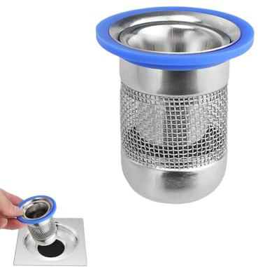HERKINDNESS Geruchsverschluss Dusche, Geruchsverschluss Bodenablauf Kern mit Filternetz, Geruchsstopper Abfluss Dusche Kern, Insekten und Geruchsdichter, für Badezimmern und Küchen