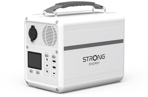 STRONG P500 Tragbare Powerstation, 460,8Wh LFP-Akku, 500W Peak Solar Generator, Solar/DC/Auto-Ladung, MPPT Tech, BMS Schutz, QC3.0+PD100W für Camping, Reisen & Notfälle