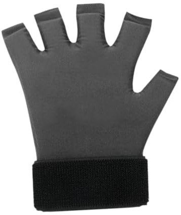 Colcolo Heiß-Kalt-Handschuh, Eisbeutel-Handschuh, Gel-Handschuh für Handfläche, Finger, Handgelenk, Eiskompressen-Handschuh, Schwarz