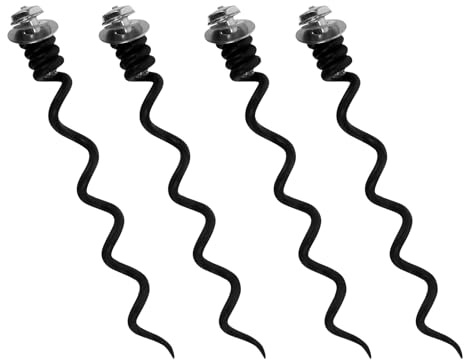 Toyvian Lot de 4 Embouts Spirales Métalliques Robustes pour Tire-Bouchon Pièces de Rechange Solide Compatibles Ouvre-Bouteilles Accessoires Vin pour Usage Domestique et Bar Kit