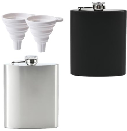 FEIHS 2 Piezas Petaca de licor de cadera,para fiestas-8 oz