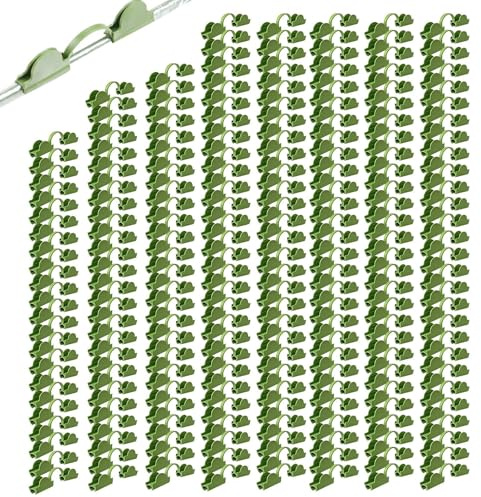 Tyinerc Abrazaderas para Film de Invernadero | 200 Pinzas para Malla de Sombreo,Clips para Túneles de Cultivo en Invernadero | para Jardineros Domésticos y Agricultores Comerciales, Reposición de