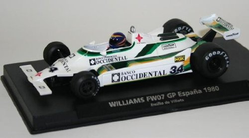 Fly Slot Car - FLSLF01102 - Véhicule Miniature - Williams Fw07 Gp.Esp80 Villota - Echelle 1/32