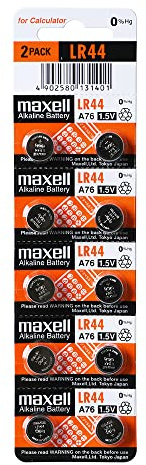 Lot de 10 piles bouton Maxell Ag13 Lr44 357