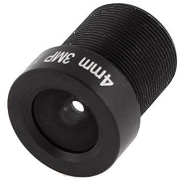 sourcing map 4mm M12 x 0.5 F2.0 CCTV Security Camera 85 Angle Fixed IR Board Lens