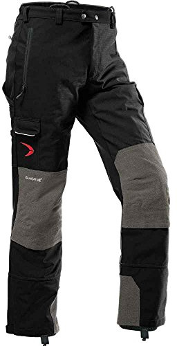 Pfanner Gladiator Hose Outdoorhose Herren Funktionshose extrem widerstandsfähig Kevlar® verstärkt Cocona® Funktionsfutter reissfest atmungsaktiv, Farbe:schwarz, Größe:M (kurzgr.)