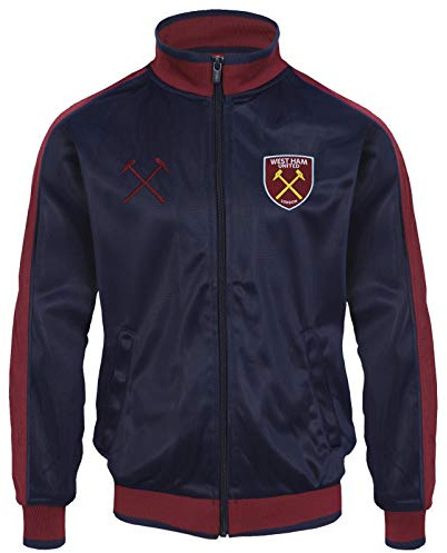 West Ham United FC - Herren Trainingsjacke im Retro-Design - Offizielles Merchandise - Geschenk für Fußballfans - XXL