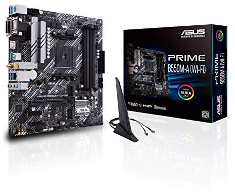 ASUS Prime B550M-A (WI-FI) Emplacement AM4 Micro ATX AMD B550