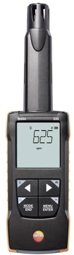 testo - 535 - 0563 0535 - Digitales CO2-Messgerät mit App-Anbindung für den Einsatz in der Raumluftüberwachung, der Gebäudeüberwachung und anderen Anwendungen