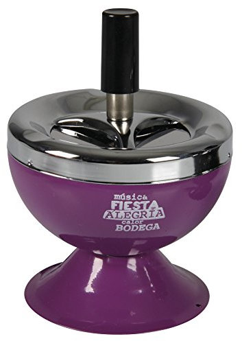 Cendrier tournant à bouton poussoir Violet