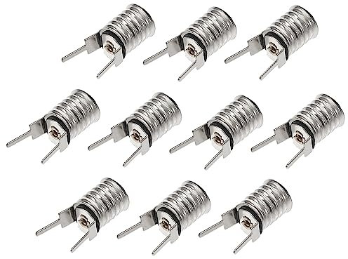 KONTONTY Lampenfassung E10 Mit Schraubmontage 10 Stück Für Lampenkontrollleuchte Und Lichtquelle Installieren Verwenden