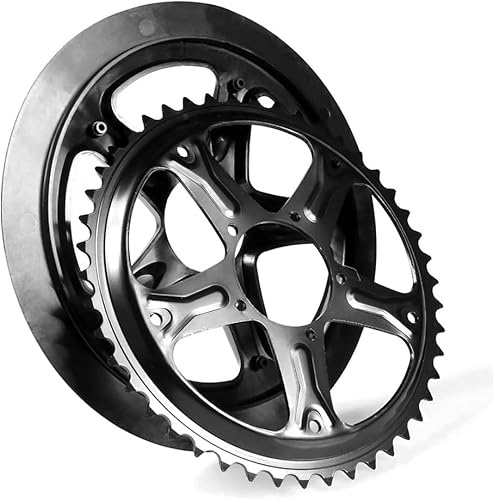 Bafang Kettenblatt-Rad für BBS01 BBS02 Mittelantrieb, 44T E-Bike-Kettenblatt für Mittelmotor, Kettenrad für E-Bike-Umbausätze, langlebiges Aluminium-Fahrrad-Kettenblatt