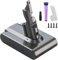 V7 Ersatzakku für Dyson V7，Dyson V7 SV11 Akku Kompatibel mit SV11 V7 Animal Trigger Abosolute Motorhead Pro Fluffy Cordless Handstaubsauger mit Ersatzfilter