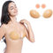 DODOING Silicone Sticky Bra Strapless Adhesive Br a Invisible Push-up Br-a Stick on B-ra Backless Br-as for Women Nude D