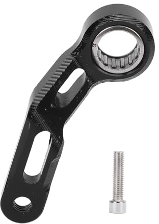 NutriEss Support de levier de vitesse de moto en alliage d'aluminium, stabilisateur de levier de vitesse pour MT09 Tracer 900 FZ09 FJ09 XSR900 Niken 2014-2023 (Noir)