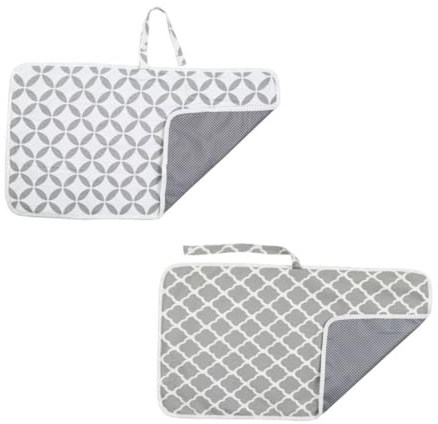 MUELODSIC Tapis À Bébé Imperméable Matelas De Change Pliable En Et Imperméable 2 Motifs Géométrique Tapis De Change Pour Couches Portable Et Pratique