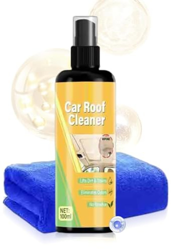 Spray Detergente per Tettuccio Auto | Multifunzionale, Potente, Veloce e Pulizia Profonda,Pulitore per Interni Tetto e Rivestimenti Auto - per Tappezzeria Tappeti Moquette Casa Ufficio