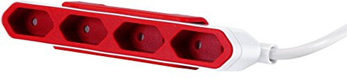 Allocacoc D126712 PowerBar, Reiseadapter, 4x Verteiler und Steckdosenleiste, 250 V