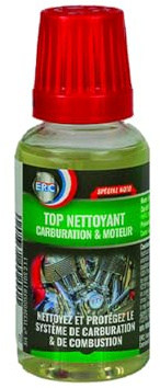 ERC – [TOP Nettoyant Carburation & Moteur] | Additif | Conçu pour les deux-roues | Nettoyant carburateur, injecteurs et soupapes | Protège le système de carburation et de combustion | 50 ml