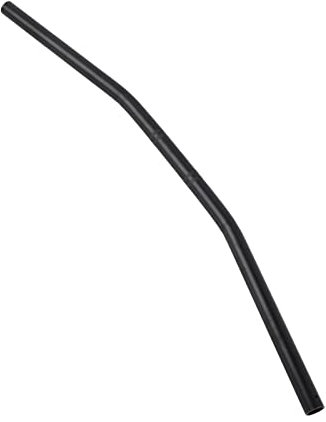 Motorradlenker Eisen 7 / 8Inch 22MM Drag Bar Lenker Schwarz Silber(schwarz)