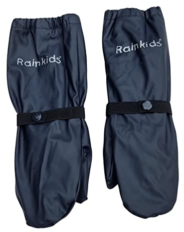 Rainkids Kinder Matschhandschuhe leicht gefüttert Buddelhandschuhe wasserdicht (Gr. 1 (ca. 1-3 Jahre), dunkelblau)