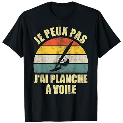 Planche à Voile Windsurfeur Surfeur Véliplanchiste Windsurf T-Shirt
