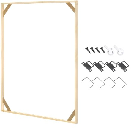 PATIKIL 20x30 inch Canvas Stretcher Bars, DIY Removable Wooden Splicing Canvas Frames Kit for Oil Paintings Poster Picture Photo, Arts Accessory, Paint by Numbers