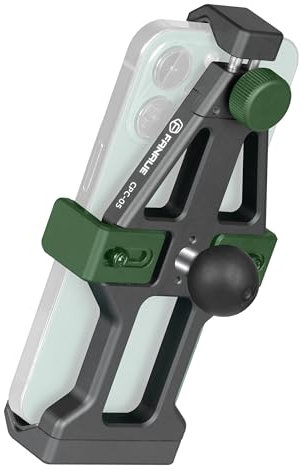 FANAUE Handyhalterung mit 1 Zoll Kugelkopf kompatible mit RAM Mount B Größe Doppelbuchsenarm und Fahrrad Motorrad Telefonhalter für 5.5-7 Smartphones, Anti-Lockerungs-Knopfes Doppelter Schutz.